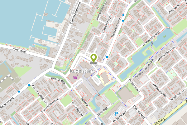 Ambulance-melding op Einsteinstraat, Kudelstaart op 26 april, kaart-overzicht