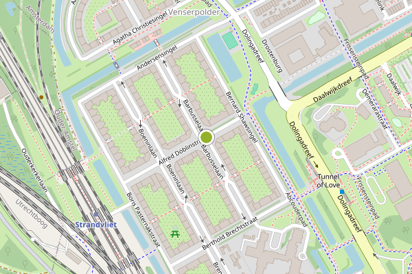 Ambulance-melding op Barbusselaan, Amsterdam op 24 mei, kaart-overzicht