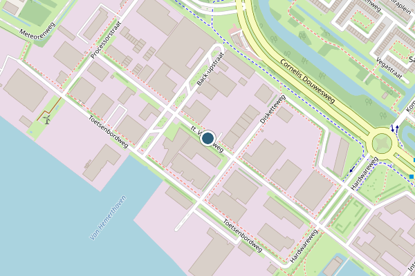 Politie-melding op Vasumweg, Amsterdam op 24 mei, kaart-overzicht
