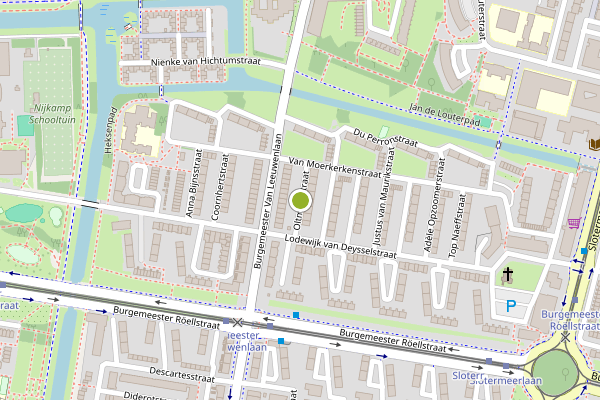 Ambulance-melding op Oltmansstraat, Amsterdam op 24 mei, kaart-overzicht
