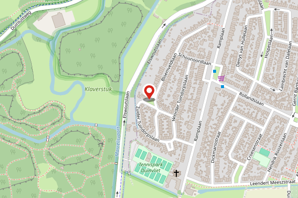 Brandweer-melding op Bloemveldlaan, Haarlem op 26 april, kaart-overzicht