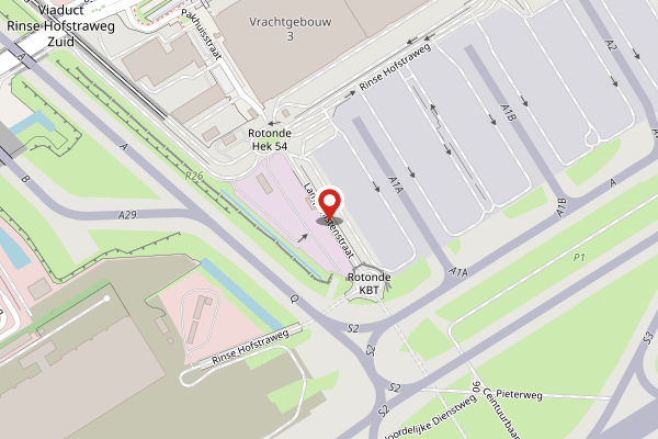 Brandweer-melding op Lampenistenstraat, Schiphol op 26 april, kaart-overzicht