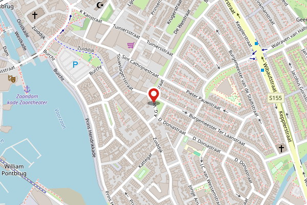 Brandweer-melding op A.G. Verbeekstraat, Zaandam op 27 april, kaart-overzicht