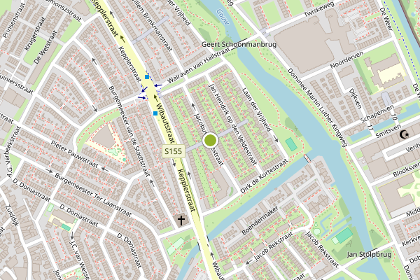 Ambulance-melding op Jacobus Gorisstraat, Zaandam op 25 mei, kaart-overzicht