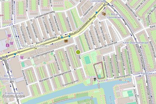 Ambulance-melding op Egidiusstraat, Amsterdam op 25 mei, kaart-overzicht
