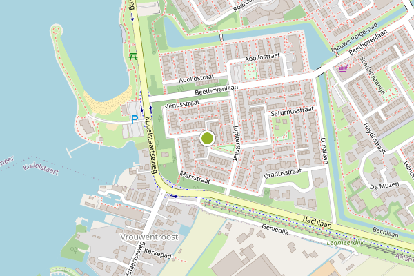 Ambulance-melding op Mercuriusstraat, Aalsmeer op 25 mei, kaart-overzicht