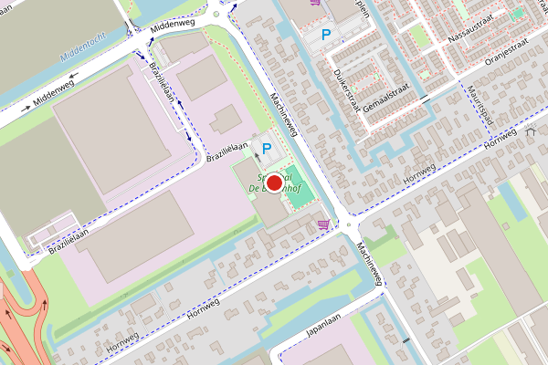 Brandweer-melding op Brazilielaan, Aalsmeer op 25 mei, kaart-overzicht