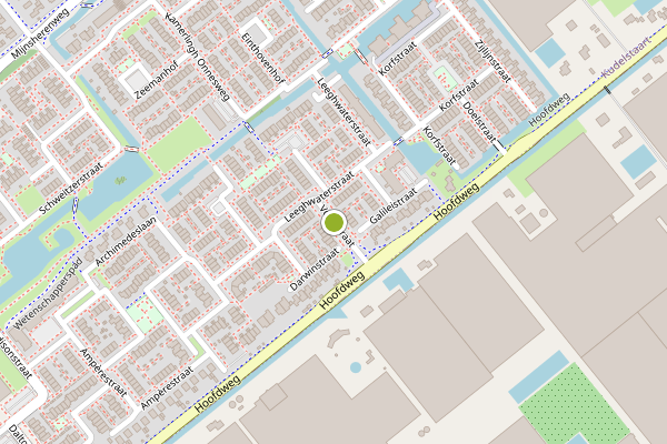 Ambulance-melding op Voltastraat, Kudelstaart op 25 mei, kaart-overzicht