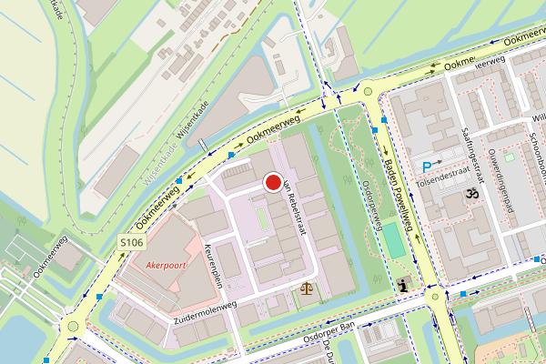 Brandweer-melding op Jan Rebelstraat, Amsterdam op 25 mei, kaart-overzicht