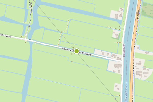 Ambulance-melding op Nieuwe Purmerlanderrijweg, Landsmeer op 26 mei, kaart-overzicht