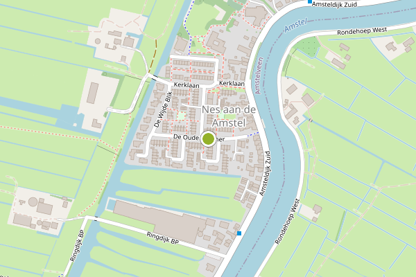 Ambulance-melding op De Oude Visscher, Amstelveen op 24 april, kaart-overzicht