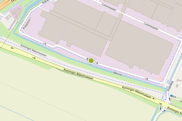 Ambulance-melding op Betula, De Kwakel op 26 mei, kaart-overzicht