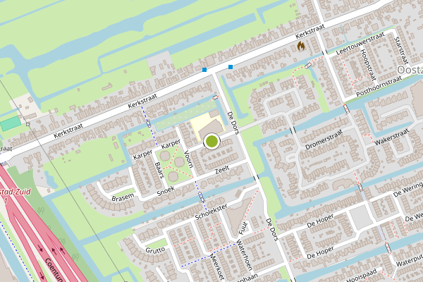 Ambulance-melding op Paling, Oostzaan op 26 mei, kaart-overzicht