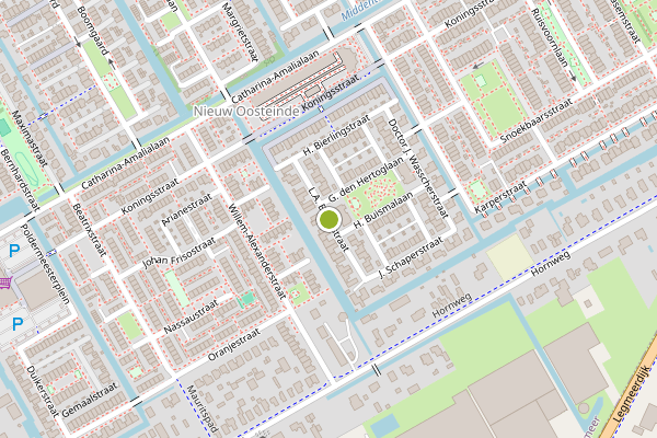 Ambulance-melding op L.A. Braakstraat, Aalsmeer op 26 mei, kaart-overzicht