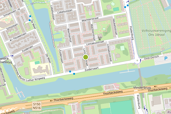 Ambulance-melding op Linnaeusstraat, Zaandam op 28 mei, kaart-overzicht