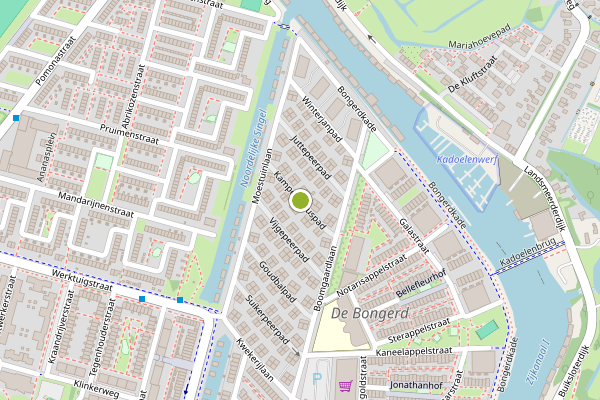 Ambulance-melding op Kampervenuspad, Amsterdam op 28 mei, kaart-overzicht