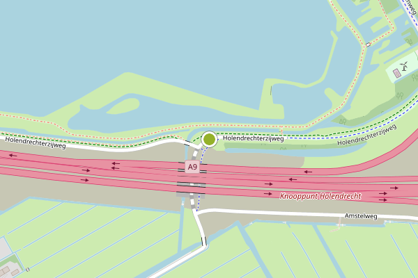 Ambulance-melding op Holendrechterzijweg, Ouderkerk aan de Amstel op 28 mei, kaart-overzicht