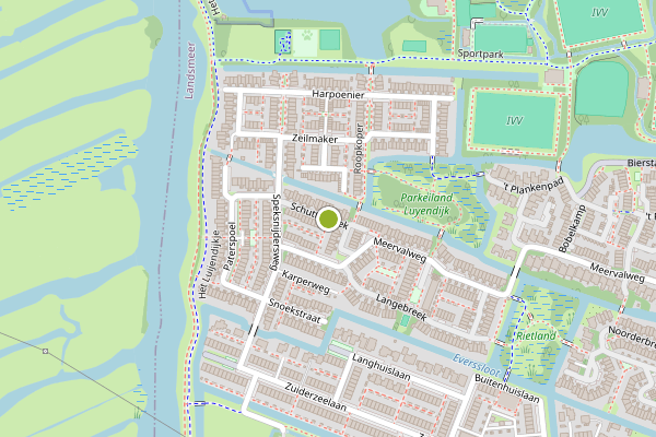 Ambulance-melding op Schuttebreek, Landsmeer op 28 mei, kaart-overzicht