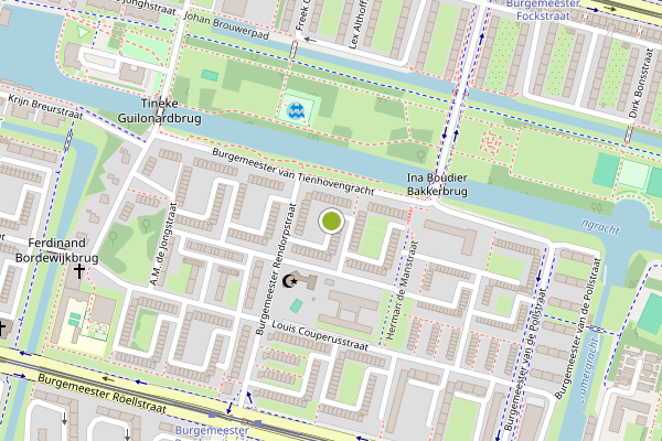 Ambulance-melding op Marsmanstraat, Amsterdam op 28 mei, kaart-overzicht
