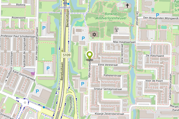 Ambulance-melding op Max Havelaarlaan, Amstelveen op 23 april, kaart-overzicht
