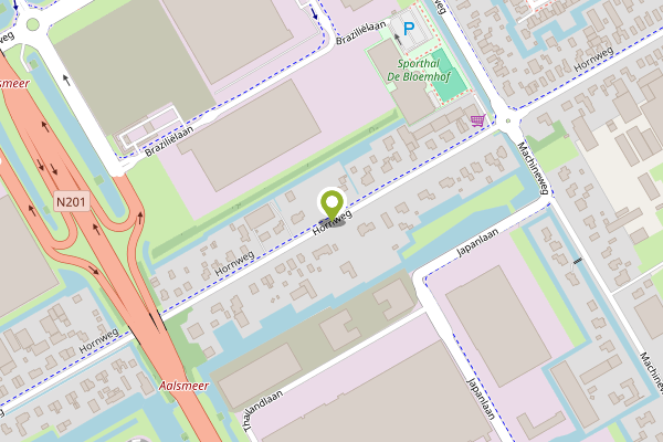 Ambulance-melding op Hornweg, Aalsmeer op 27 april, kaart-overzicht