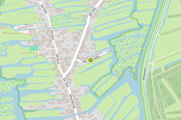 Ambulance-melding op Het Kalverpad, Oostzaan op 29 mei, kaart-overzicht