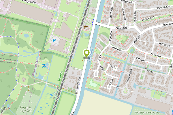 Ambulance-melding op Leidsevaartweg, Heemstede op 28 april, kaart-overzicht
