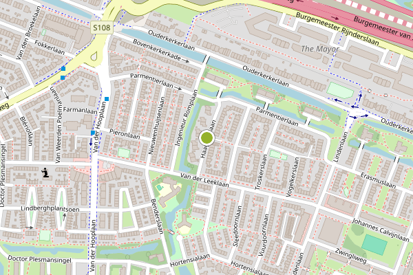 Ambulance-melding op Haagkerslaan, Amstelveen op 29 mei, kaart-overzicht