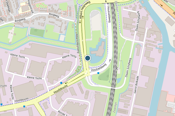 Politie-melding op Albert Heijnweg, Zaandam op 29 mei, kaart-overzicht