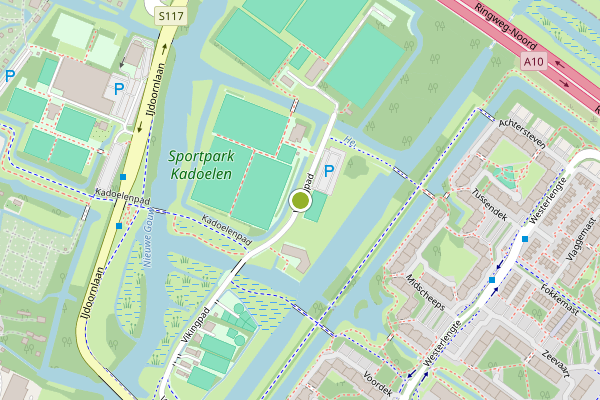 Ambulance-melding op Vikingpad, Amsterdam op 30 mei, kaart-overzicht