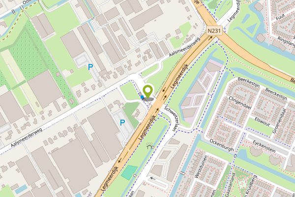 Ambulance-melding op Aalsmeerderweg, Aalsmeer op 24 april, kaart-overzicht