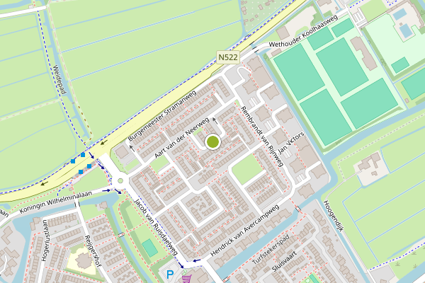 Ambulance-melding op Jan Bulthuisstraat, Ouderkerk aan de Amstel op 30 mei, kaart-overzicht