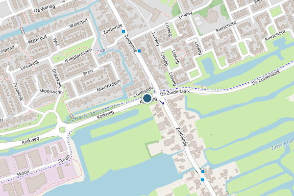 Politie-melding op Kolkweg, Oostzaan op 31 mei, kaart-overzicht