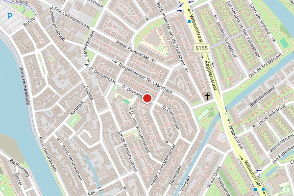 Brandweer-melding op D. Doniastraat, Zaandam op 31 mei, kaart-overzicht
