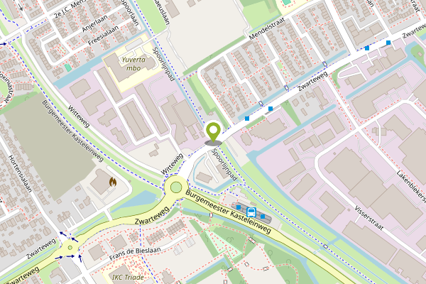 Ambulance-melding op Zwarteweg, Aalsmeer op 23 april, kaart-overzicht