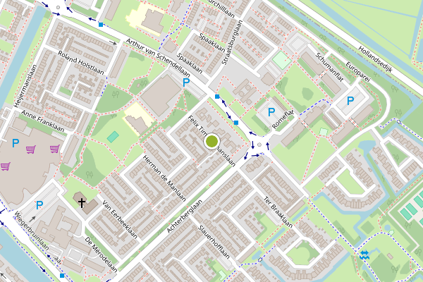 Ambulance-melding op Felix Timmermanslaan, Uithoorn op 31 mei, kaart-overzicht