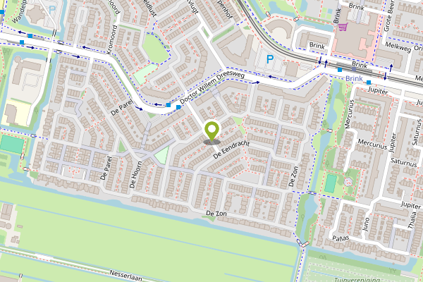 Ambulance-melding op De Weteringsbrugmolen, Amstelveen op 28 april, kaart-overzicht