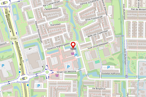 Brandweer-melding op Kostverlorenhof, Amstelveen op 27 april, kaart-overzicht