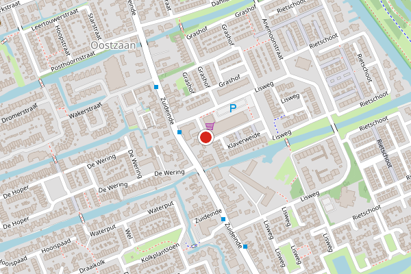 Brandweer-melding op Klaverweide, Oostzaan op 31 mei, kaart-overzicht