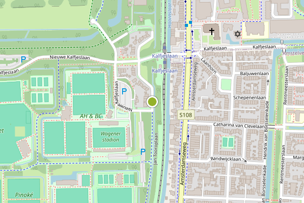 Ambulance-melding op Jan Tooroplaan, Amstelveen op 31 mei, kaart-overzicht