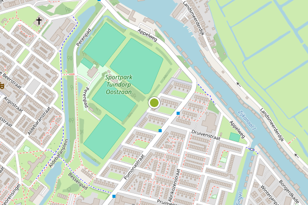 Ambulance-melding op Kersenstraat, Amsterdam op 31 mei, kaart-overzicht