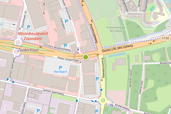 Ambulance-melding op Cornelis Bruijnzeelweg, Zaandam op 31 mei, kaart-overzicht