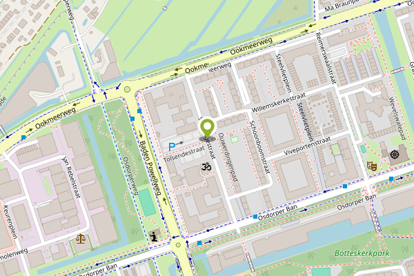 Ambulance-melding op Saaftingestraat, Amsterdam op 28 april, kaart-overzicht