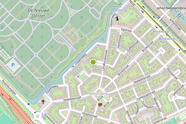 Ambulance-melding op Landbouwstraat, Amsterdam op 31 mei, kaart-overzicht