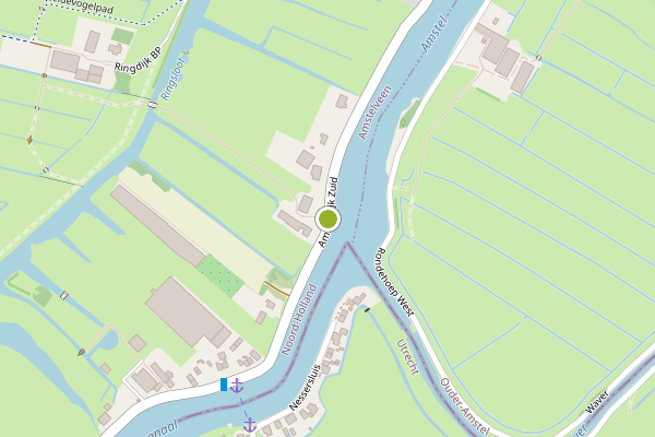 Ambulance-melding op Amsteldijk Zuid, Amstelveen op 31 mei, kaart-overzicht