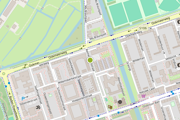 Ambulance-melding op Reimerswaalstraat, Amsterdam op 1 juni, kaart-overzicht