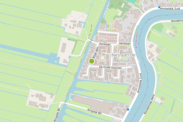 Ambulance-melding op De Wijde Blik, Amstelveen op 1 juni, kaart-overzicht