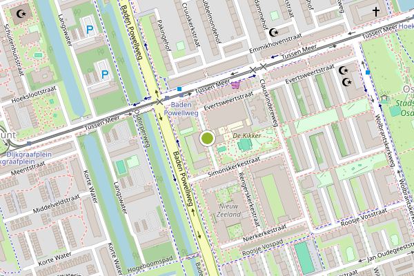 Ambulance-melding op Evertsweertplantsoen, Amsterdam op 1 juni, kaart-overzicht