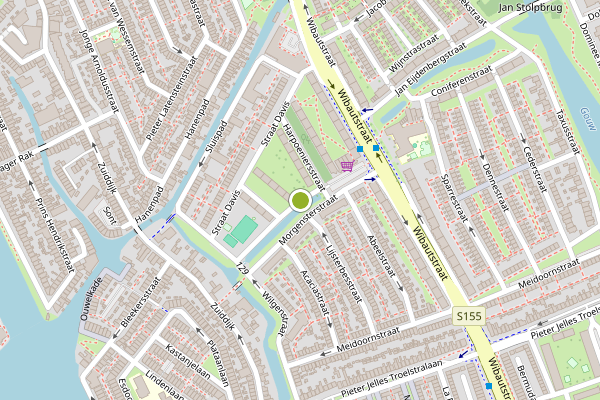 Ambulance-melding op Morgensterstraat, Zaandam op 1 juni, kaart-overzicht