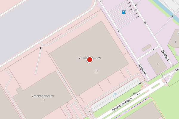 Brandweer-melding op Anchoragelaan, Schiphol op 1 juni, kaart-overzicht